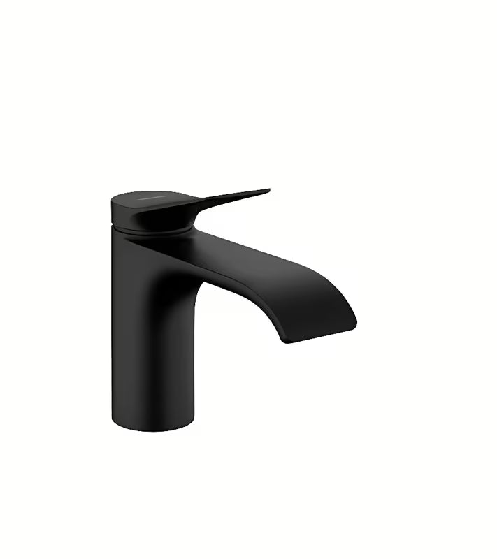 Hansgrohe Vivenis ventil za umivaonik pro za hladnu vodu u mat crnoj izvedbi s ekstra širokim mlazom.