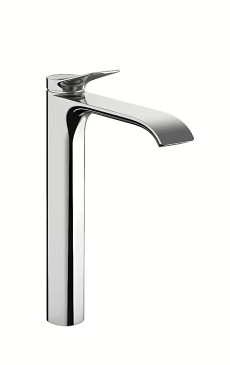 Visoka jednoručna baterija miješalica za umivaonik Hansgrohe Vivenis u krom izvedbi s odvodom