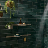 Bež tuš polica hansgrohe wallstoris Planet Edition pro za odlaganje šampona i tuš potrepština