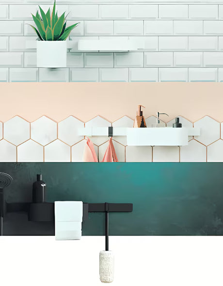 Duboka polica za odlaganje hansgrohe wallstoris u mat crnoj boji pro za tuš i kupaonicu