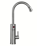 Nehrđajuća miješalica za sudoper Homelife Inox Digital s električnim grijanjem vode i zaslonom temperature