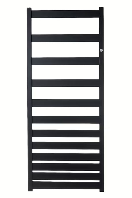 Kombinirani kupaonski radijator Hopa Belti u crnoj mat boji, 157,3x50 cm.