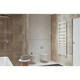 Kombinirani kupaonski radijator Hopa Belti 50x120,3 cm u bijeloj sjajnoj boji.