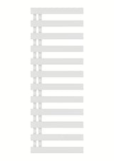 Kombinirani kupaonski radijator Hopa Edinburgh 138x50 cm u sjajno bijeloj boji s rebrastim dizajnom