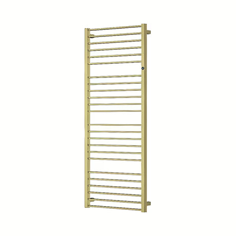 Kombinirani kupaonski radijator Hopa Piko EDINBURG u boji gold, 43x132,9 cm, rebrasti dizajn.