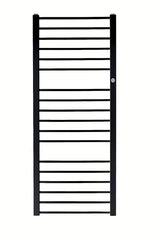 Kombinirani kupaonski radijator Hopa Piko 152,9x63 cm u mat crnoj boji
