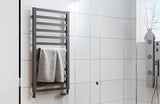Kombinirani radijator Hopa Poppy 67x40 cm u mat crnoj boji za kupaonicu.