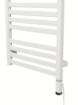 Bijela sjajna grijač za radijator House Level One pro za grijanje radijatora i sušenje ručnika