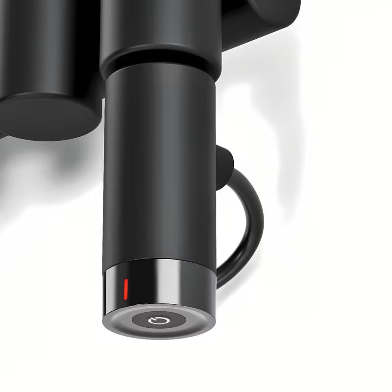 Crni mat električni grijač za radijator House Level One snage 400 W pro kupaonski radijator