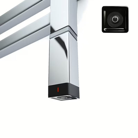 Sjajna kromirana grijač za radijator House Level One pro kupaonski radijator snage 300 W.