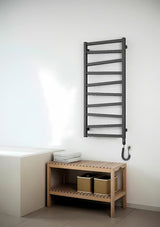 Električni radijator House Level Zet 50x165,2 cm u mat crnoj izvedbi