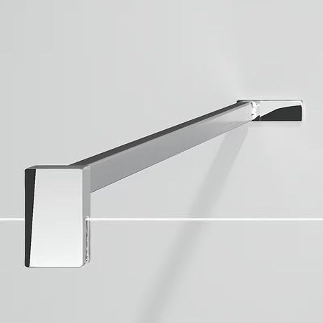 Tuš stijena Walk-In Hüppe Design pure 90 cm, sjajni krom, prozirno staklo