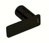 Bezokvirni tuš vrata Hüppe Strike New 120 cm s prozirnim staklom i crnim mat profilom