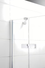 Pravokutna tuš kabina Hüppe Strike New 120 x 90 cm s prozirnim staklom i kromiranim profilima