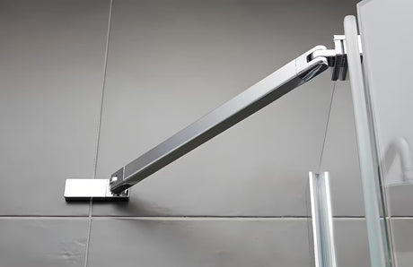 Pravokutna tuš kabina Hüppe Strike New 120 x 90 cm s prozirnim staklom i kromiranim profilima