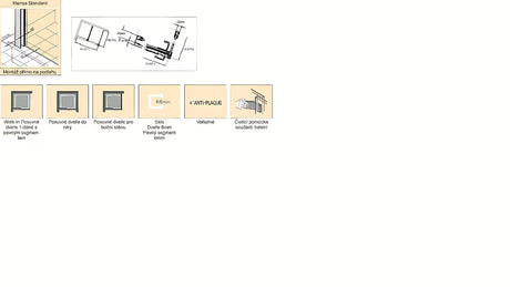 Tuš stijena Walk-In Hüppe Xtensa pure 140 cm u sjajnom kromu s prozirnim staklom i kliznim otvaranjem.