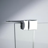 Tuš stijena Walk-In Hüppe Xtensa pure 180 cm u sjajnom kromu s prozirnim staklom bez dekora.