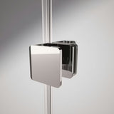 Tuš stijena Walk-In Hüppe Xtensa pure s kliznim vratima u sjajnom kromu