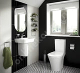 Bijeli keramički mali umivaonik Ideal Standard Connect Air 40x35 cm s četvrtastim minimalističkim dizajnom