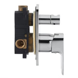 Podžbukna miješalica za tuš Ideal Standard Esla u krom izvedbi s preklopnikom