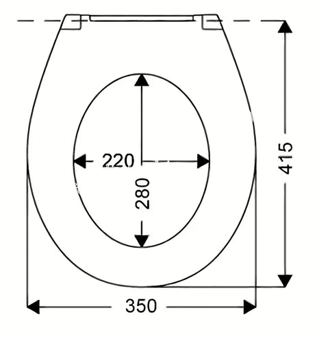 Bijela WC daska Ideal Standard Eurovit od duroplasta s inox šarkama