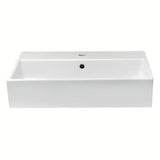 Keramički viseći umivaonik Ideal Standard Strada 70x42 cm u bijeloj boji s otvorom pro za slavinu u sredini.