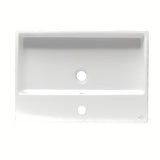 Keramički viseći umivaonik Ideal Standard Strada 70x42 cm u bijeloj boji s otvorom pro za slavinu u sredini.
