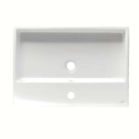 Keramički viseći umivaonik Ideal Standard Strada 70x42 cm u bijeloj boji s otvorom pro za slavinu u sredini.