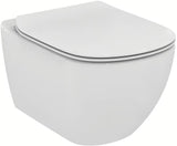 Bijela ultra tanka WC daska Ideal Standard Tesi s tehnologijom soft Close i skidivom izvedbom