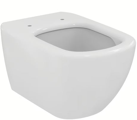 Bijeli viseća WC školjka Ideal Standard Tesi s tehnologijom AquaBlade i daskom sa soft Close