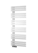 Bijeli radijator Isan Miro 124x50 cm od glatkih čeličnih profila za centralno grijanje