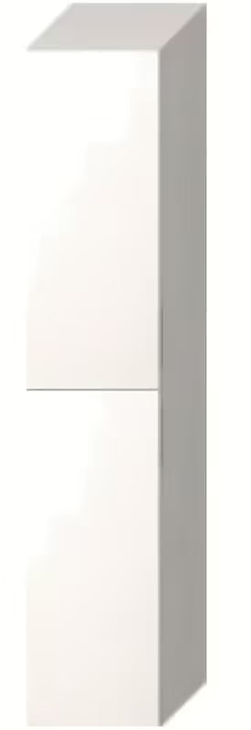 Bijeli viseća visoka kupaonski ormarić Jika Cubito s vratima i policama