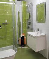 Bijela viseća ormarić ispod umivaonika Jika Cubito 59x42,7x48 cm s ladicom s punim izvlačenjem