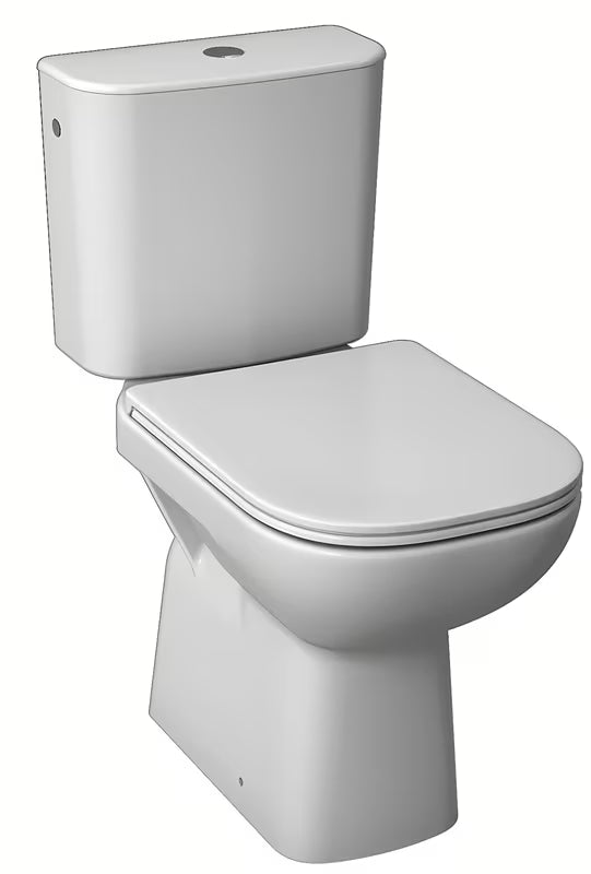 Bijeli WC kombi Jika Deep s horizontalnim odvodom i dvostrukim ispiranjem