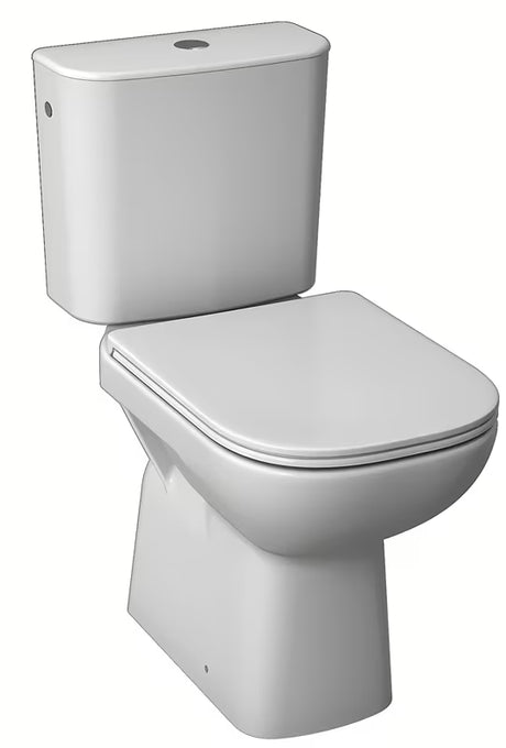 Bijeli WC kombi Jika Deep s horizontalnim odvodom i dvostrukim ispiranjem