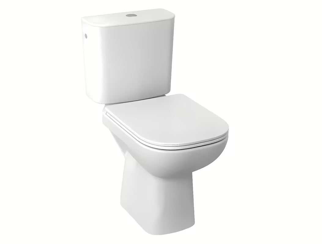 Bijeli samostojeći stojeća WC školjka kombi Jika Deep sa stražnjim odvodom i donjim dovodom vode