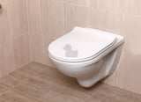 Bijeli viseća WC školjka Jika Lyra Plus s otvorenim ispiralnim rubom i glatkom keramičkom površinom.