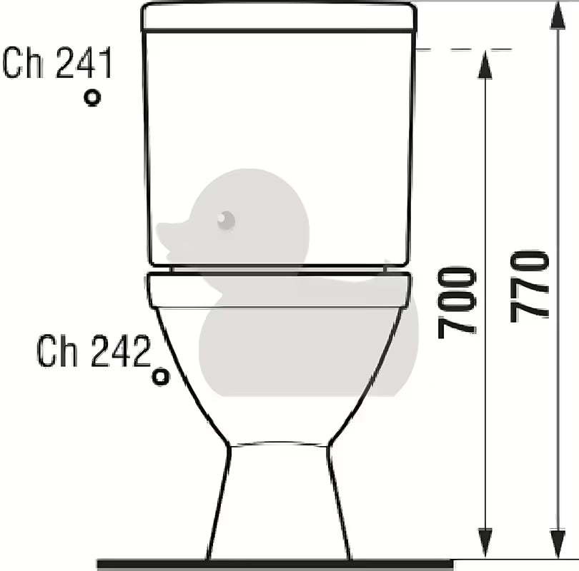 WC kombi Jika Lyra Plus u bijeloj boji s dubokim ispiranjem i DualFlush vodokotlićem