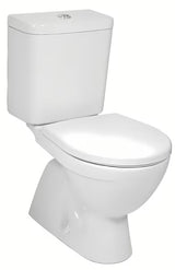Bijela WC kombi Jika Lyra Plus s podnim odvodom i dubokim ispiranjem 3/6 l