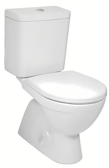 Bijela WC kombi Jika Lyra Plus s podnim odvodom i dubokim ispiranjem 3/6 l