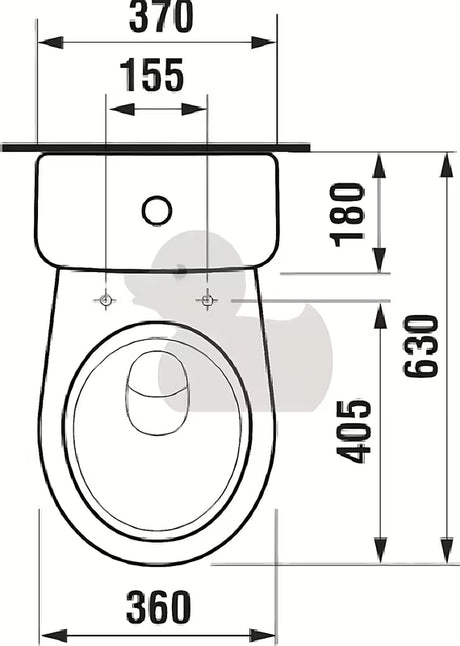 Bijeli WC kombi Jika Lyra Plus s dubokim ispiranjem i vodokotlićem s DualFlush.