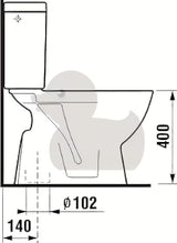 Bijeli kombi WC školjke Jika Lyra Plus s dubokim ispiranjem i vodokotlićem DualFlush