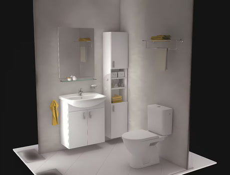 Bijeli kombi WC školjke Jika Lyra Plus s dubokim ispiranjem i vodokotlićem DualFlush