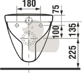 Bijeli viseća WC školjka Jika Lyra Plus s otvorenim ispiralnim rubom i glatkom keramičkom površinom.