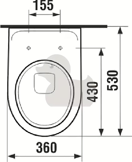 Bijeli viseća WC školjka Jika Lyra Plus s otvorenim ispiralnim rubom i glatkom keramičkom površinom.