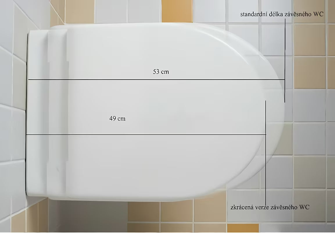 Viseća WC Školjka Jika Lyra Plus od bijele keramike sa štedljivim DualFlush ispiranjem i stražnjim odvodom.