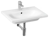Viseće keramički umivaonik Jika Mio-N 60x45 cm u bijeloj boji s otvorom pro za slavinu u sredini