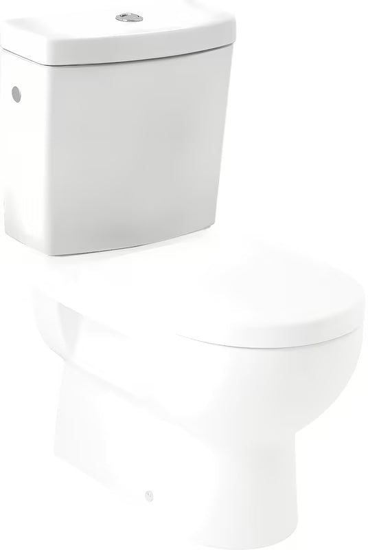 Bijeli WC školjke vodokotlić Jika Mio s bočnim punjenjem i DualFlush ispiranjem 3/6 l