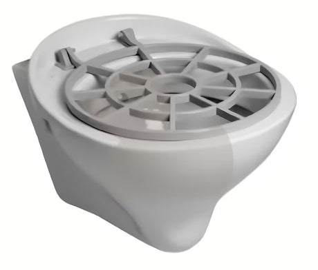 Preklopna plastična rešetka za izljevnik Jika Mira 43,5 x 44,5 cm u sivoj boji