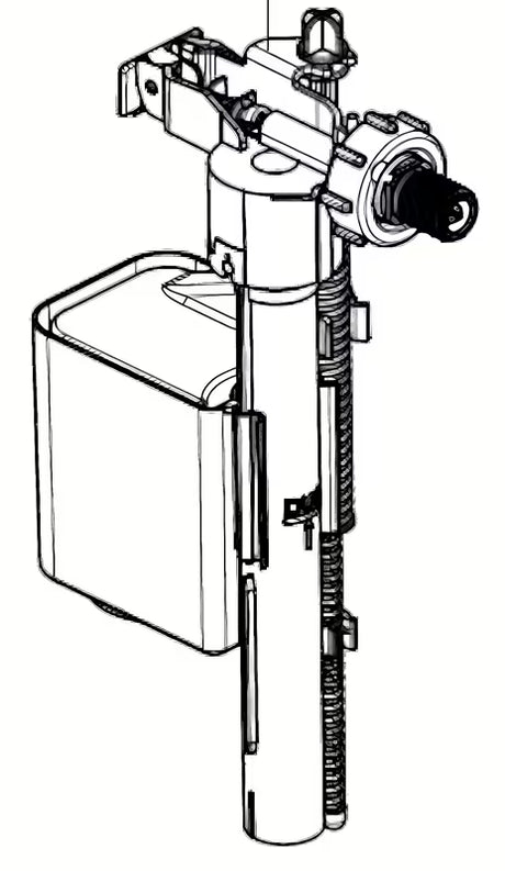 Ventil za Punjenje Jika pro za keramičke vodokotliće s donjim dovodom vode 1/2"